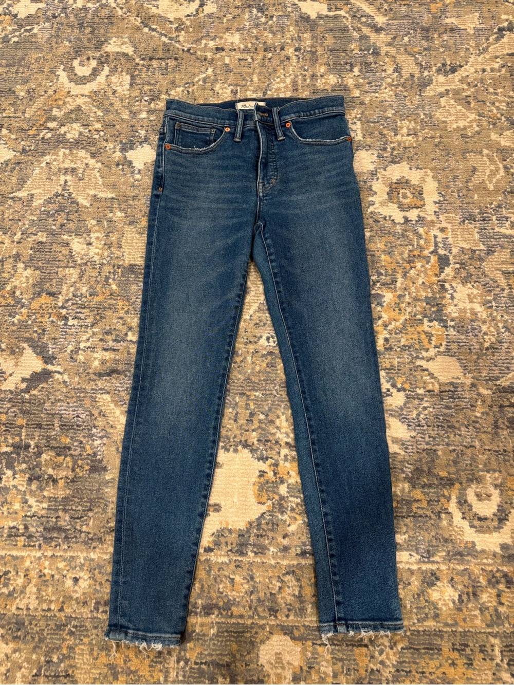 Madewell Blue High-Rise Skinny Jeans Size 27